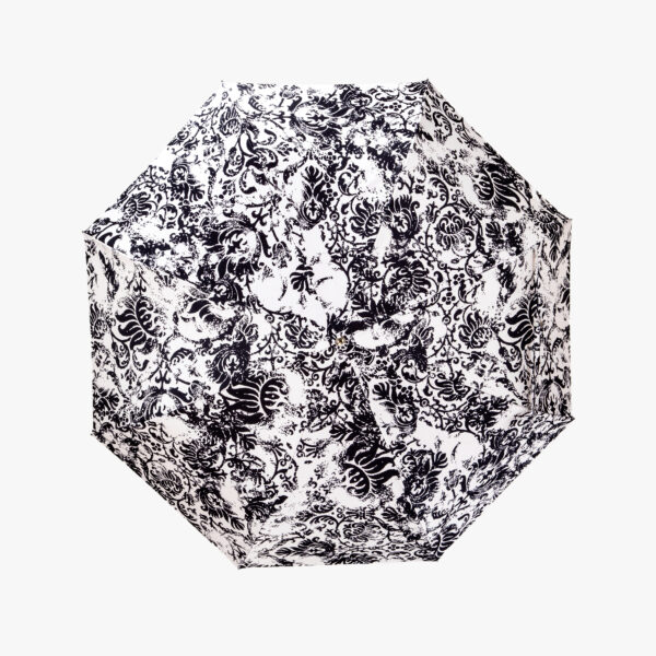 Three-fold carved hollow flower folding umbrella - Image 3