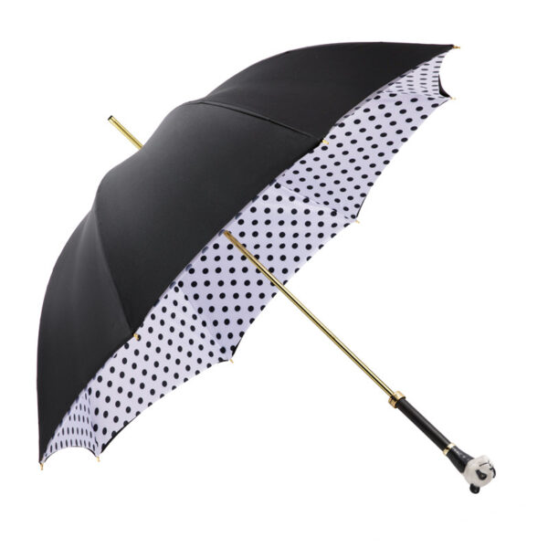 The panda wave point-handle long umbrella - Image 4