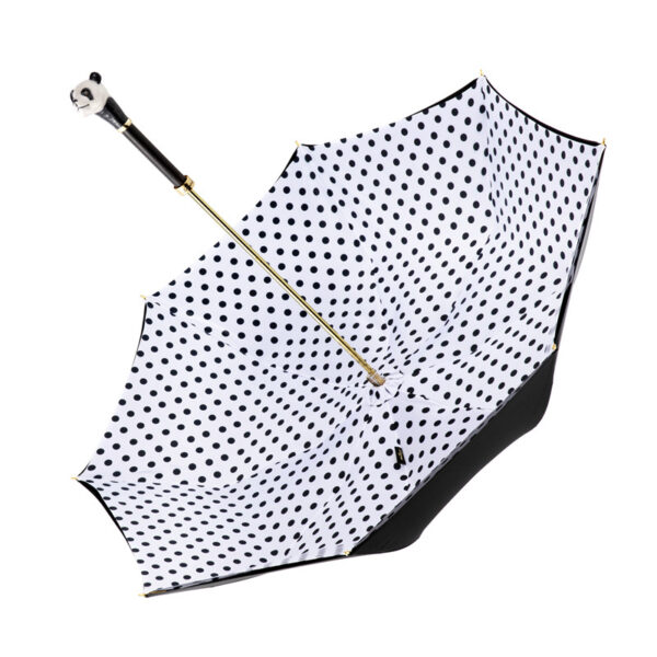 The panda wave point-handle long umbrella - Image 3