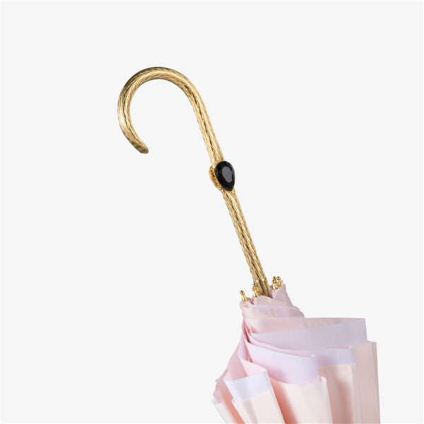 Heart-shaped 2 drill curved handle double-layer umbrella - Image 2