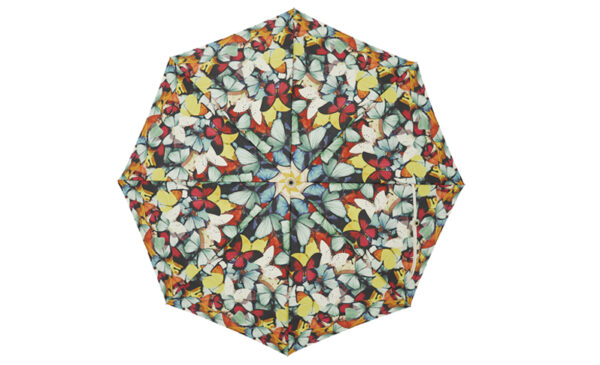 The curved handle color butterfly umbrella - Image 2