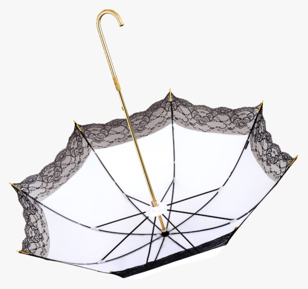 Winnie-double cut curved handle-1 drill-long handle umbrella - Image 4