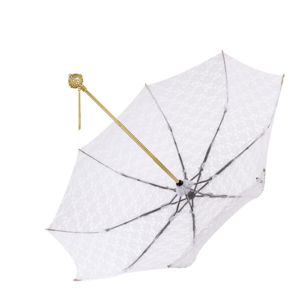 Blanche-Bud silk folding umbrella - Image 4