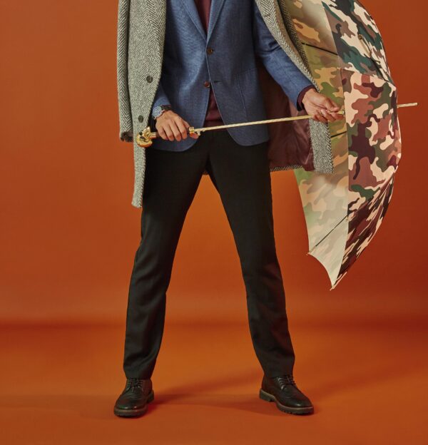 Camouflage skeleton straight umbrella - Image 3