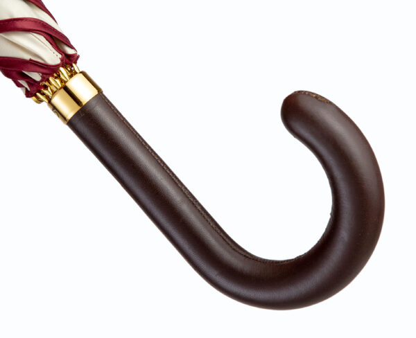 Norma-25 round sheepskin curved handle-long handle umbrella - Image 2