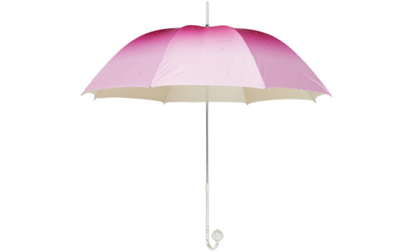 Bent metal ball gem umbrella