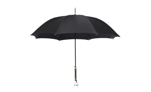Straight shank metal panda umbrella