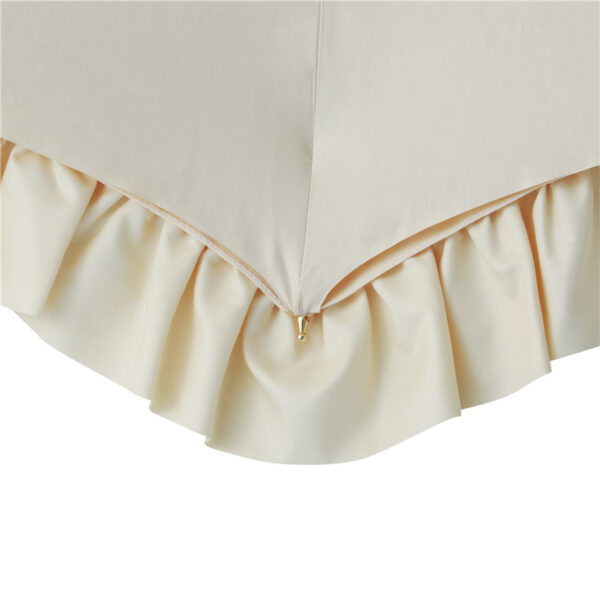 Rice white edge bent double umbrella - Image 6