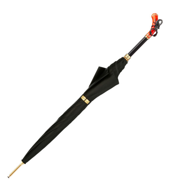 Rain and black-scorpion-umbrella with long handle - Image 3