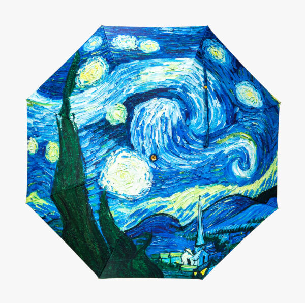 Flamingo-Starry Night-Folding Umbrella - Image 4