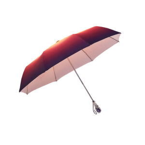 Purple stone folding umbrella