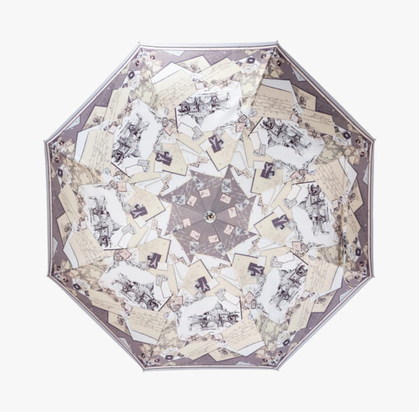 Half exquisite pearl St. Petersburg stamp folding umbrella - Image 4