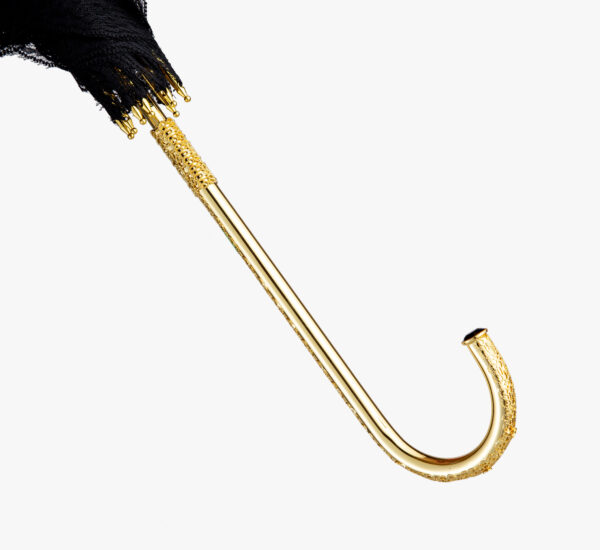 Winnie-double cut curved handle-1 drill-long handle umbrella - Image 2