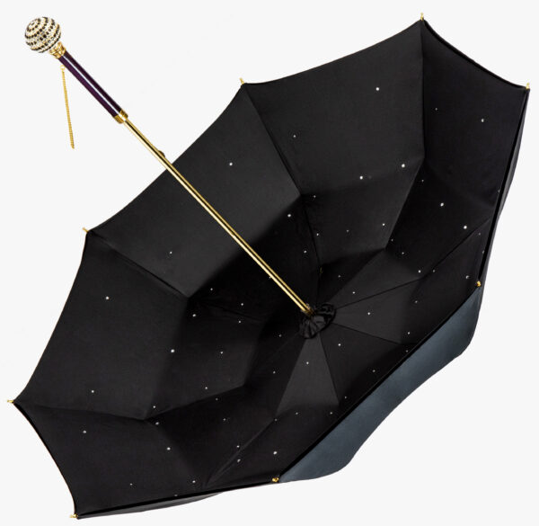 Full-drilled double-layer umbrella with stars inside - Image 4