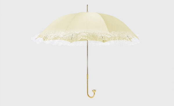 Bent lace umbrella rose