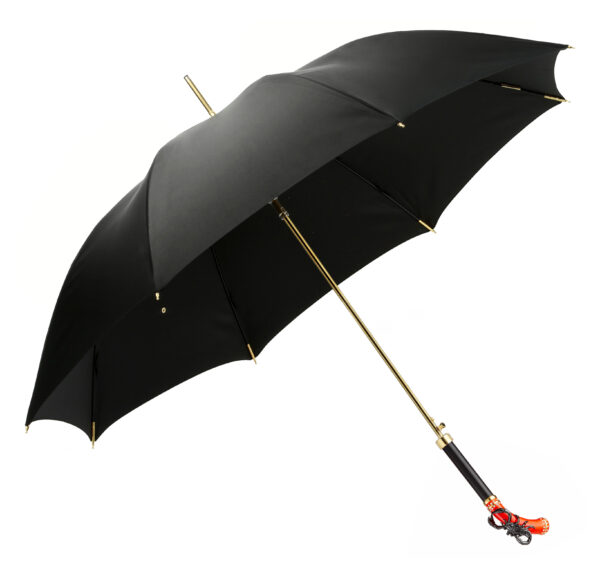 Rain and black-scorpion-umbrella with long handle - Image 2