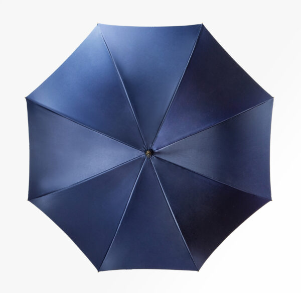 36 Daiqing Blue-Pearl Curved Handle-3 Diamond-Long Handle Umbrella - Image 5