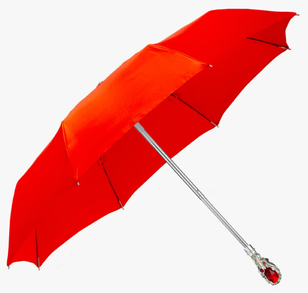 Gem-Carmine-Folding Umbrella - Image 3