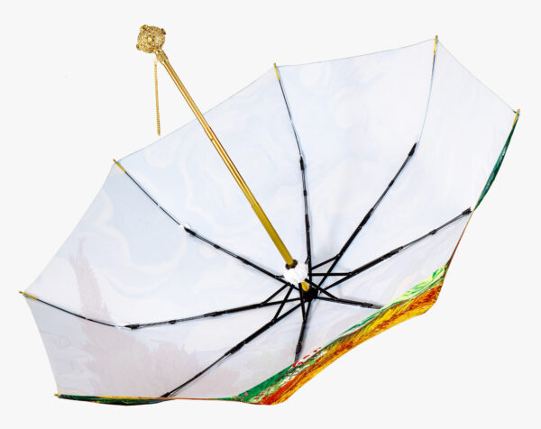 Linglong Ball Wheat Field Folding Umbrella - Image 2