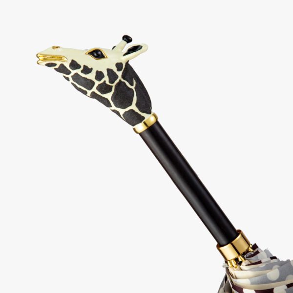 Giraffe-Polka Dot-Long Handle Umbrella - Image 2