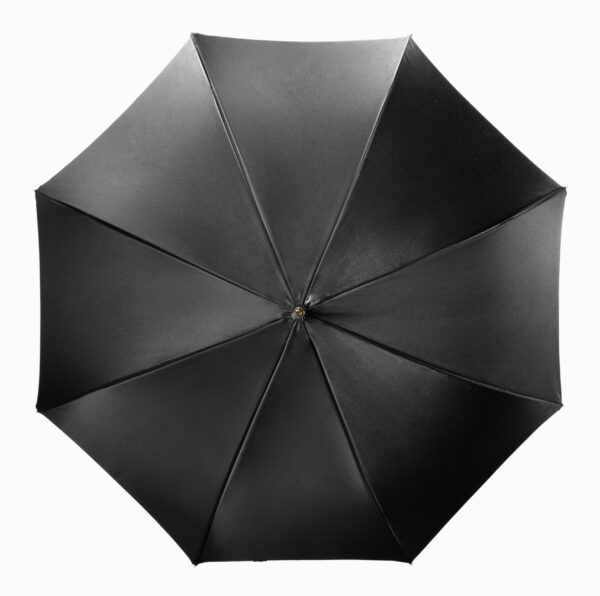 White tea green-rattan elbow-long handle umbrella - Image 5