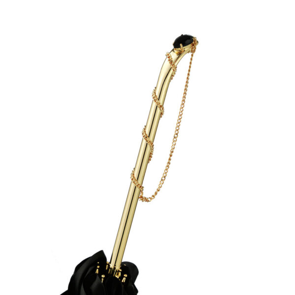 Copper chain straight shank 1 diamond Maggie lace double umbrella - Image 4