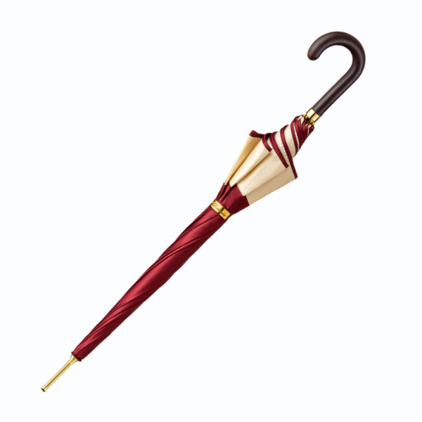 Norma-25 round sheepskin curved handle-long handle umbrella - Image 4
