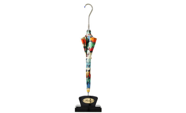 The curved handle color butterfly umbrella - Image 3