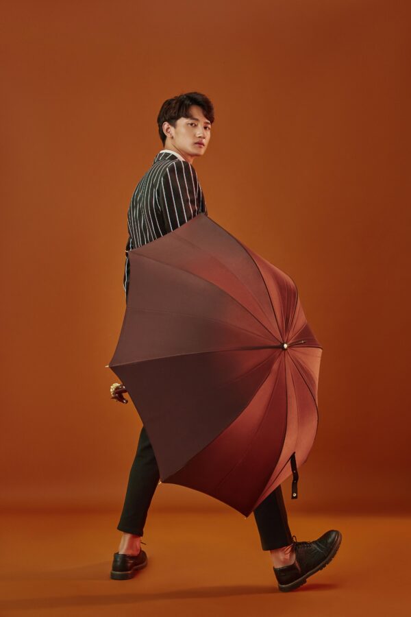 The colored enamel horse long umbrella - Image 4