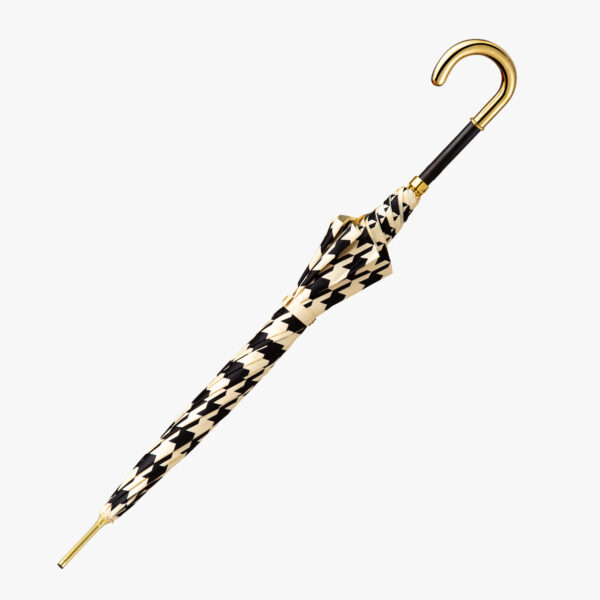 Single-layer umbrella with bent handle No.2 of plover lattice - Image 3