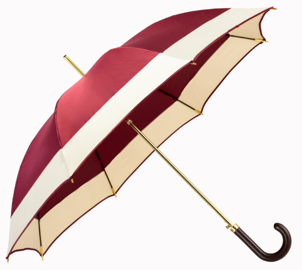 Norma-25 round sheepskin curved handle-long handle umbrella - Image 3
