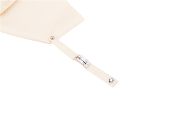 White pearl folding umbrella - Image 4