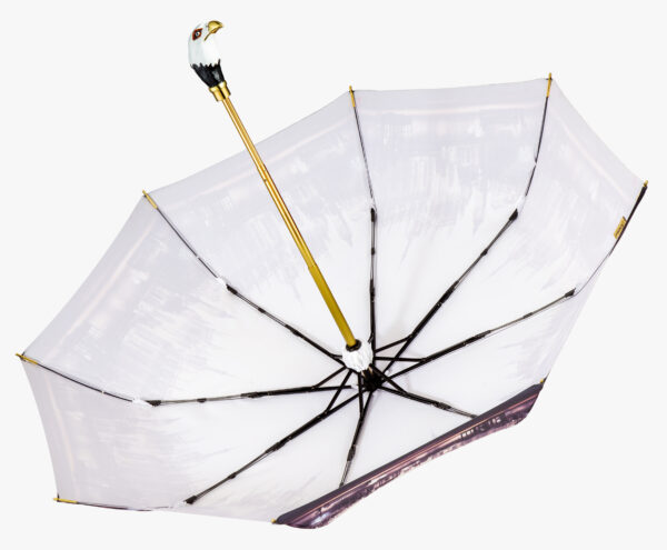 Bald-headed Eagle Gothic folding umbrella - Image 2