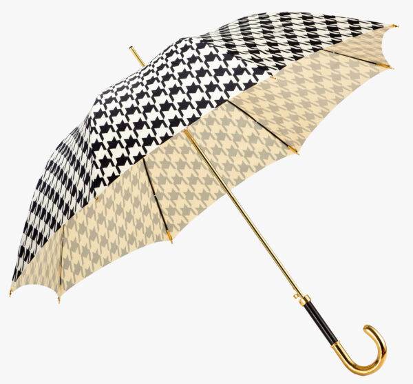 Single-layer umbrella with bent handle No.2 of plover lattice - Image 4