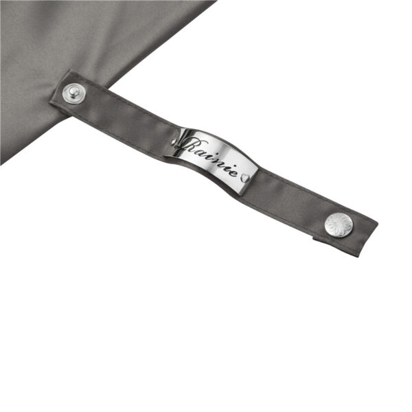 White steel leopard straight umbrella - Image 5