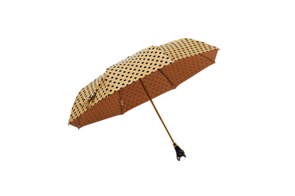 Black spot cat folding umbrella - Image 3