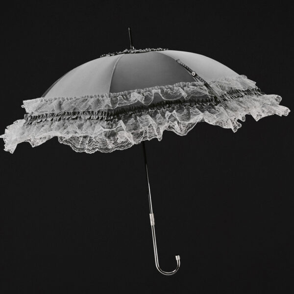 Lace handmade double umbrella-Flora - Image 2