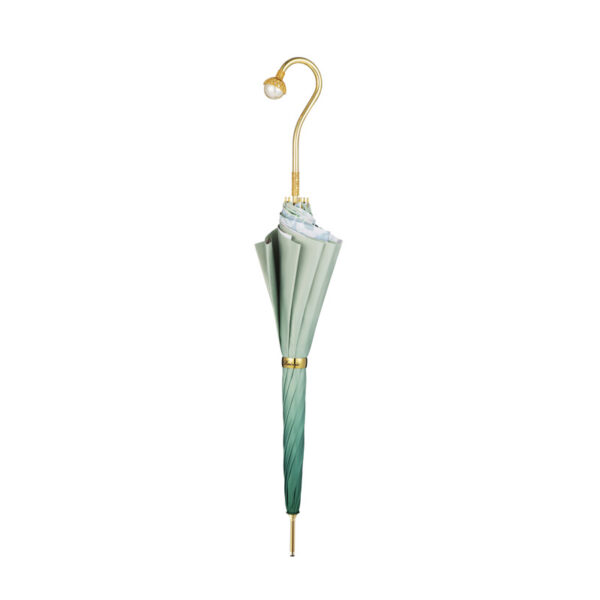 Exquisite white pearl double umbrella