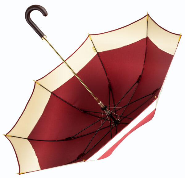 Norma-25 round sheepskin curved handle-long handle umbrella