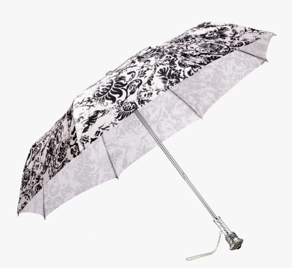 Three-fold carved hollow flower folding umbrella - Image 5