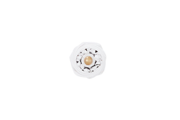 White jade lace folding umbrella - Image 4