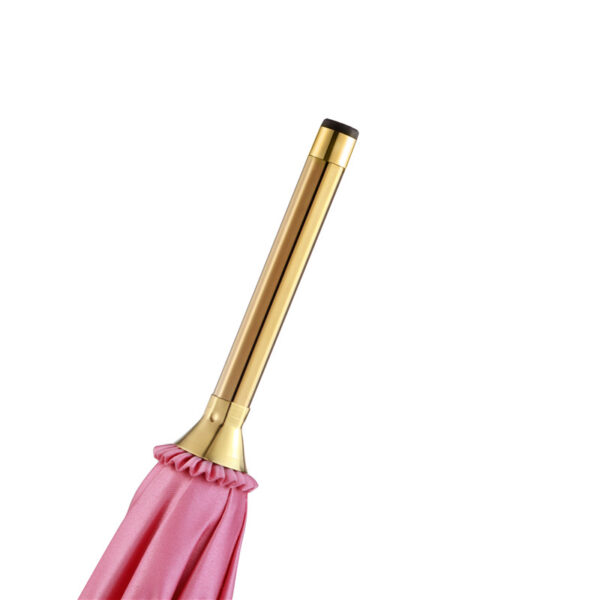 Fine bamboo curved long handle umbrella - Image 2