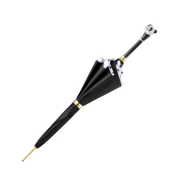 The panda wave point-handle long umbrella