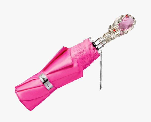Gem-romantic pink-folding umbrella - Image 3