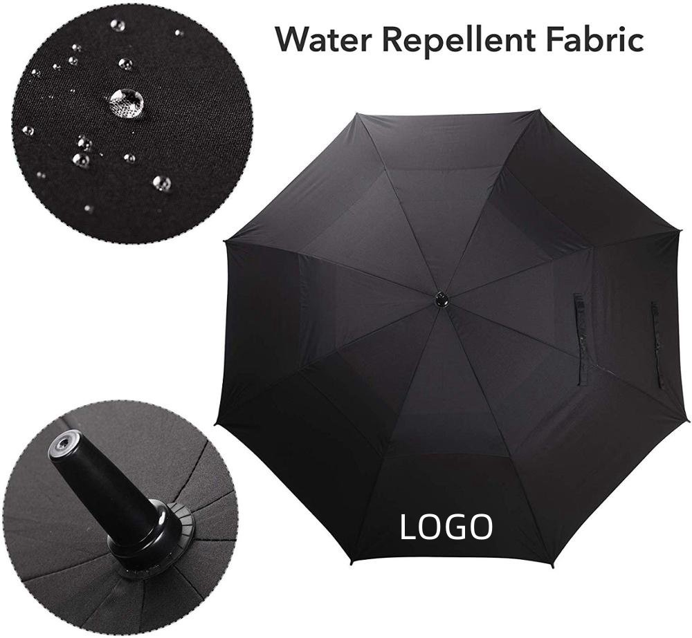 custom logo large auto rain golf umbrella oem wholesale pricing