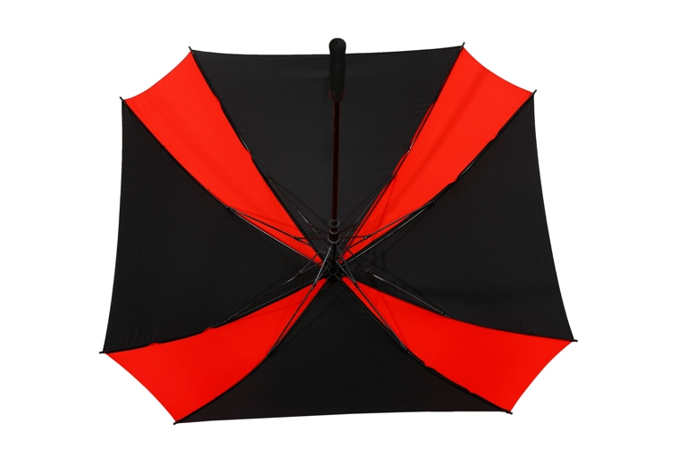 custom logo windproof golf umbrella 30 inch fiberglass large square stick