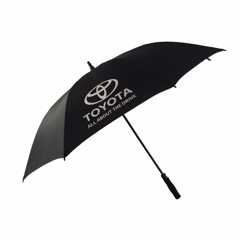 custom logo large golf umbrellas for promotional use