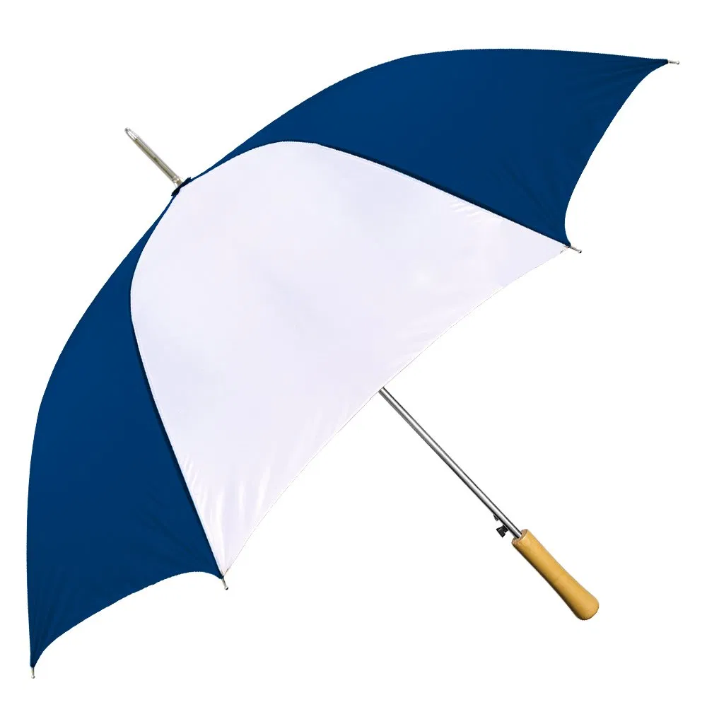 bright semi auto golf umbrella: compact & colorful