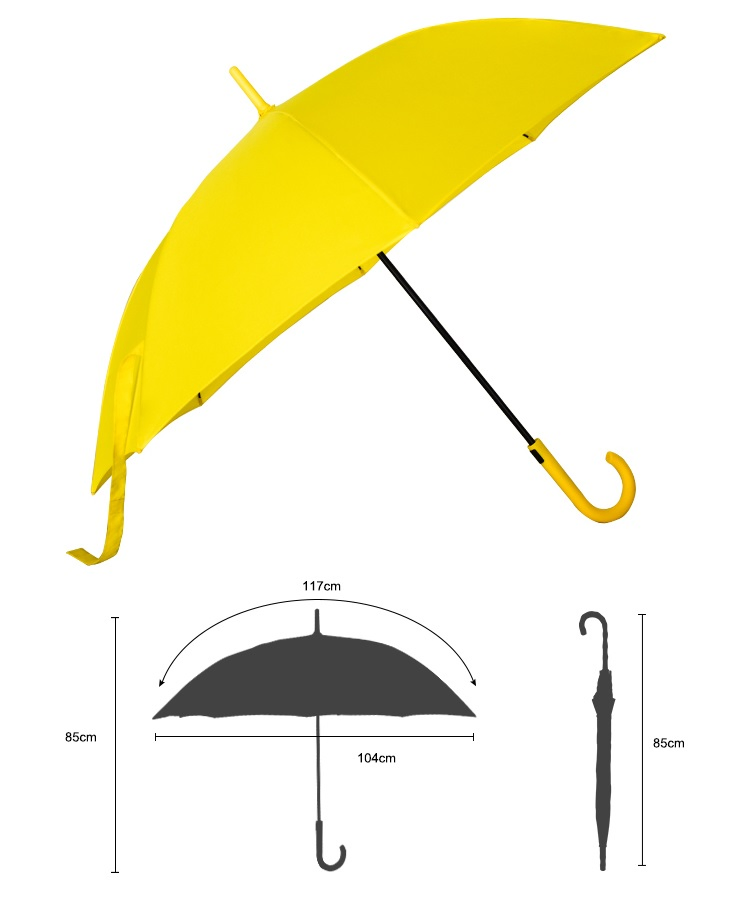 custom colorful fiberglass auto open stick umbrella