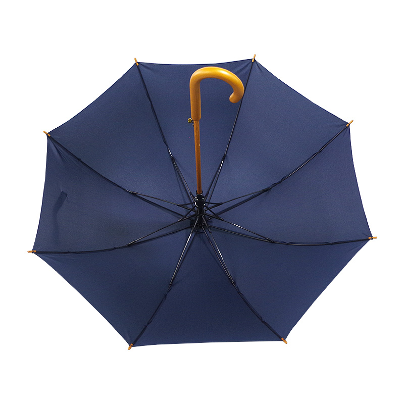 custom classic carve wooden handle camping umbrella